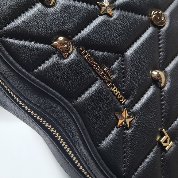 NWT Karl lagerfeld heart shaped Crossbody - Picture 5 of 9